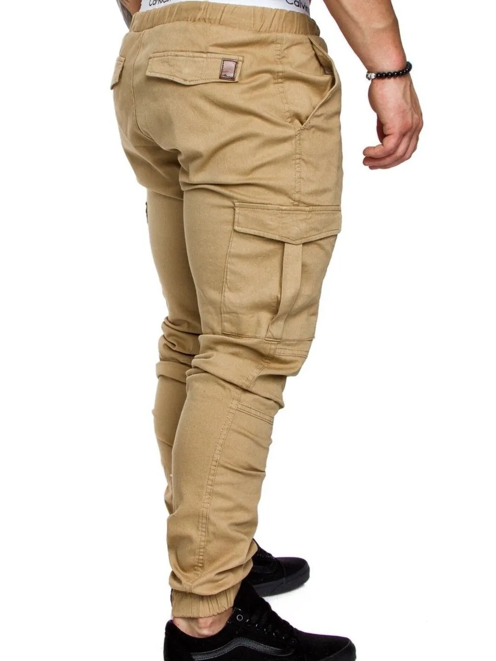 Men's Full Size Cargo Jogger with Drawstring Waistband Plus Size, image 9