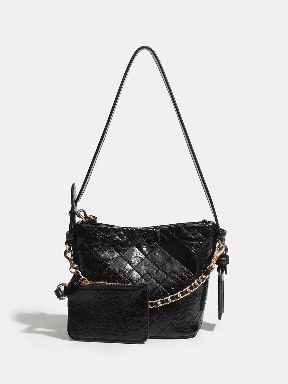 Adjustable Strap Bucket Bag