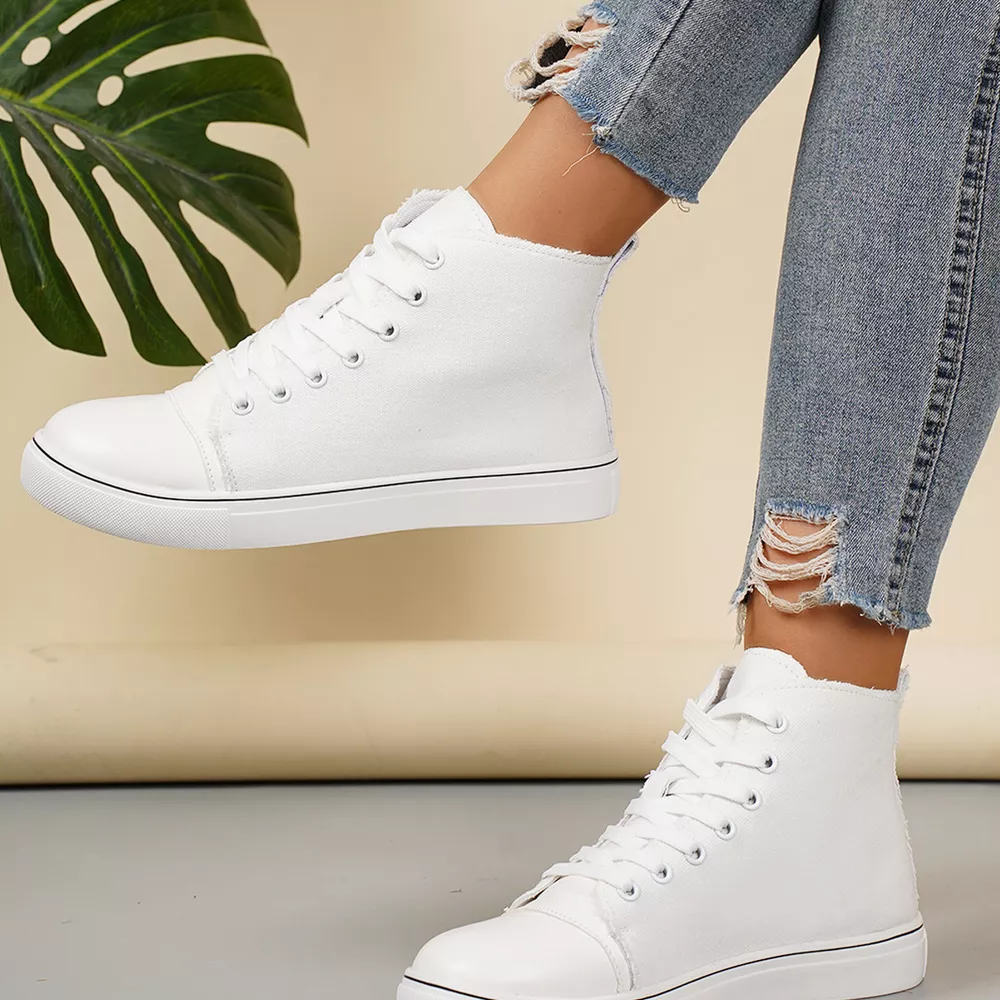 Round Toe Lace Up Sneakers, image 6