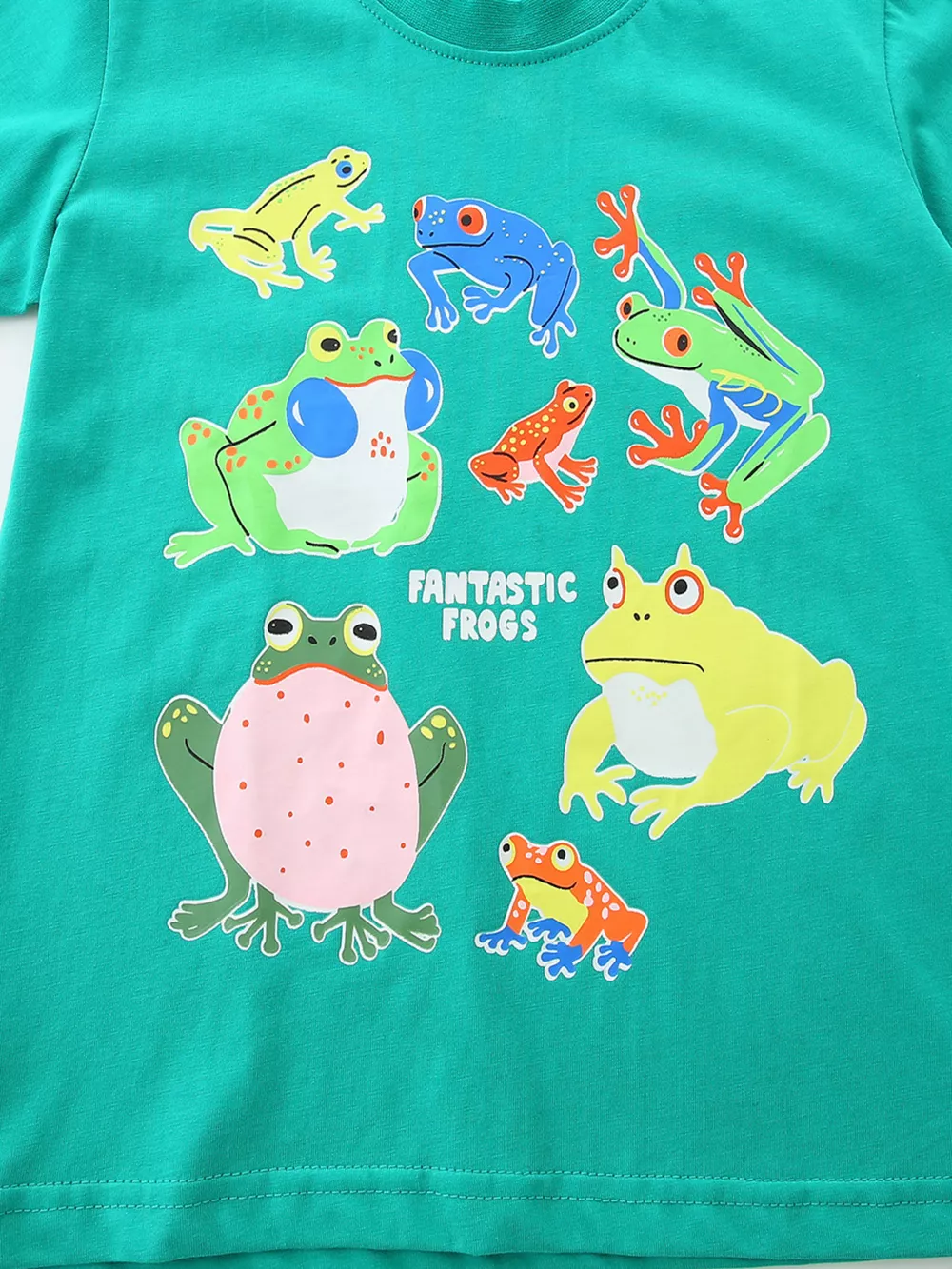 Children's Frog Print Short Sleeve T-Shirt, image 3