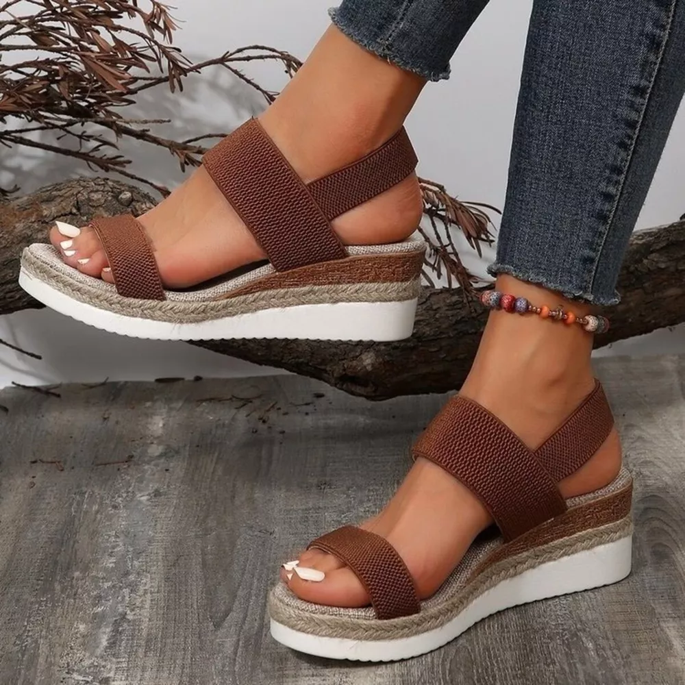 Open Toe Wedge Sandals, image 12