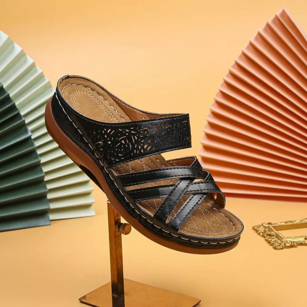 Open Toe Wedge Sandals, image 9