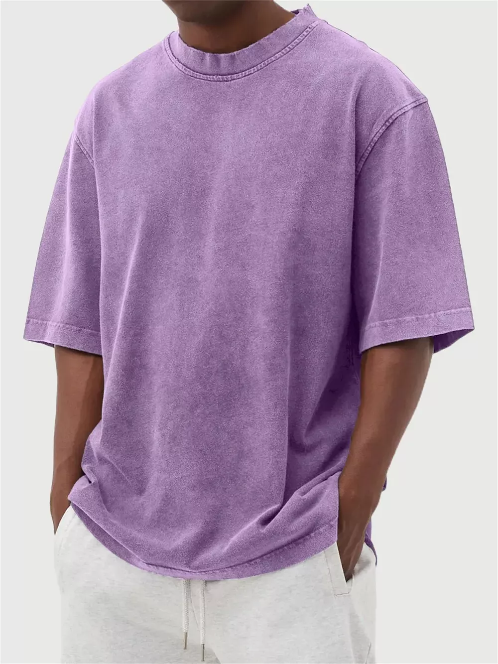 Men's Full Size Vintage Wash Oversized T-Shirt Plus Size, image 10