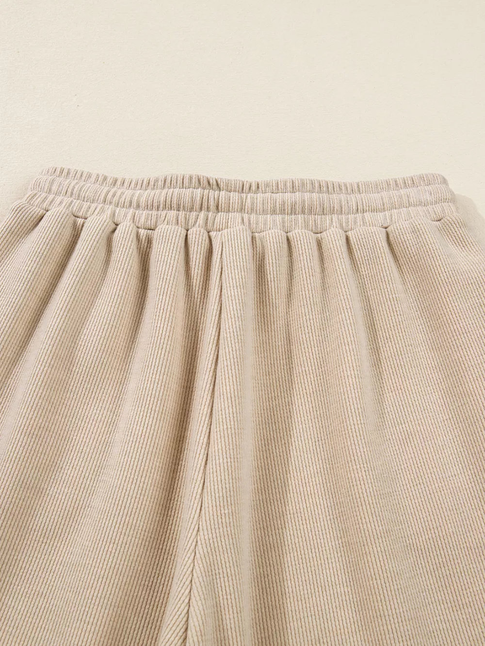 Lace Drawstring Hoodie and High Waist Pants Set, image 14