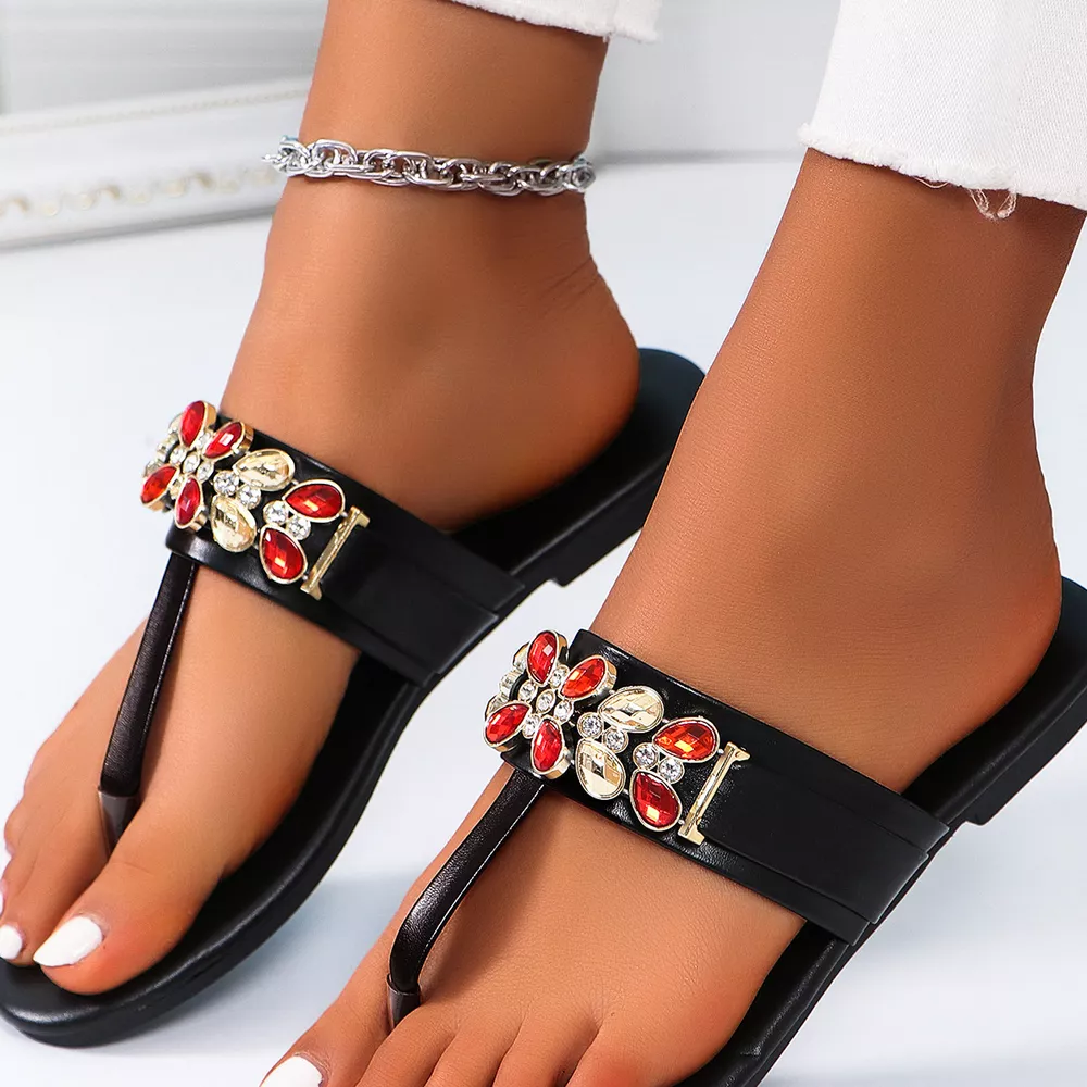 Toe Post Flats Sandals, image 7
