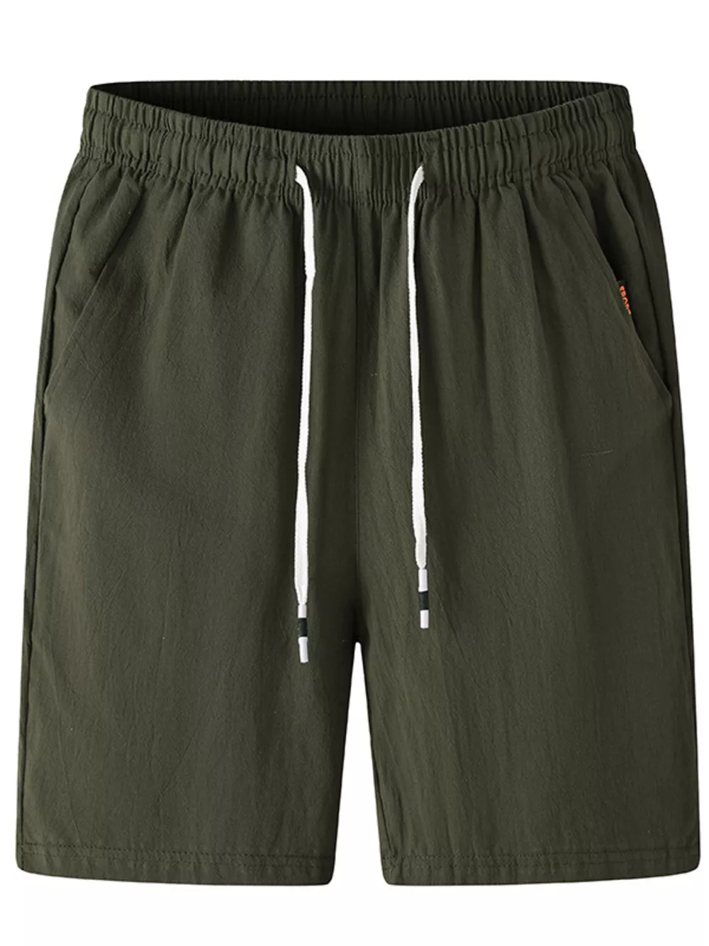 Men's Plus Size Casual Elastic Waist Drawstring Shorts