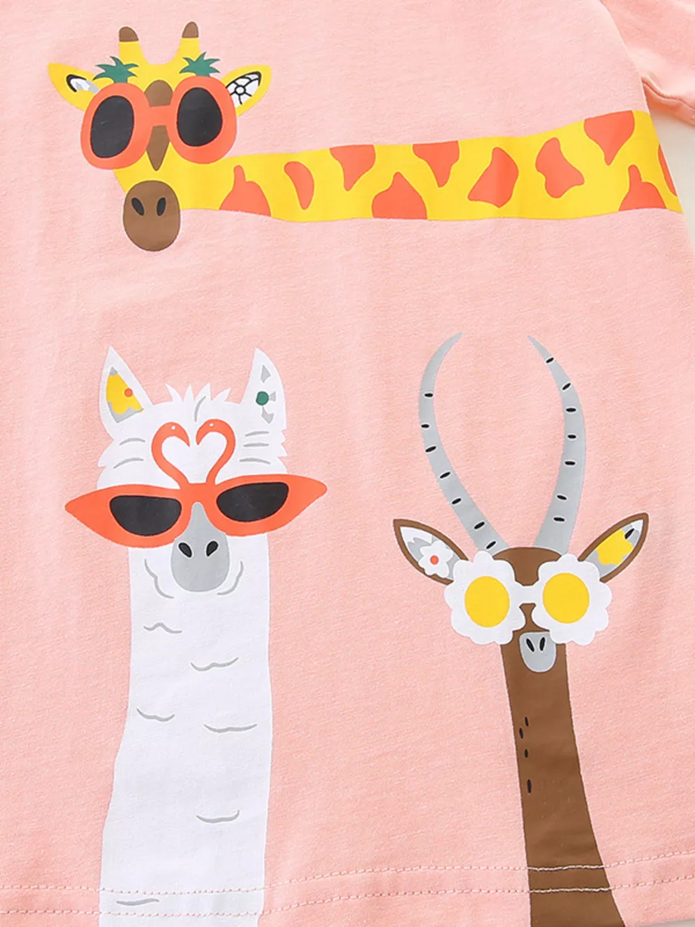 Children's Cartoon Animal Print T-Shirt, image 3