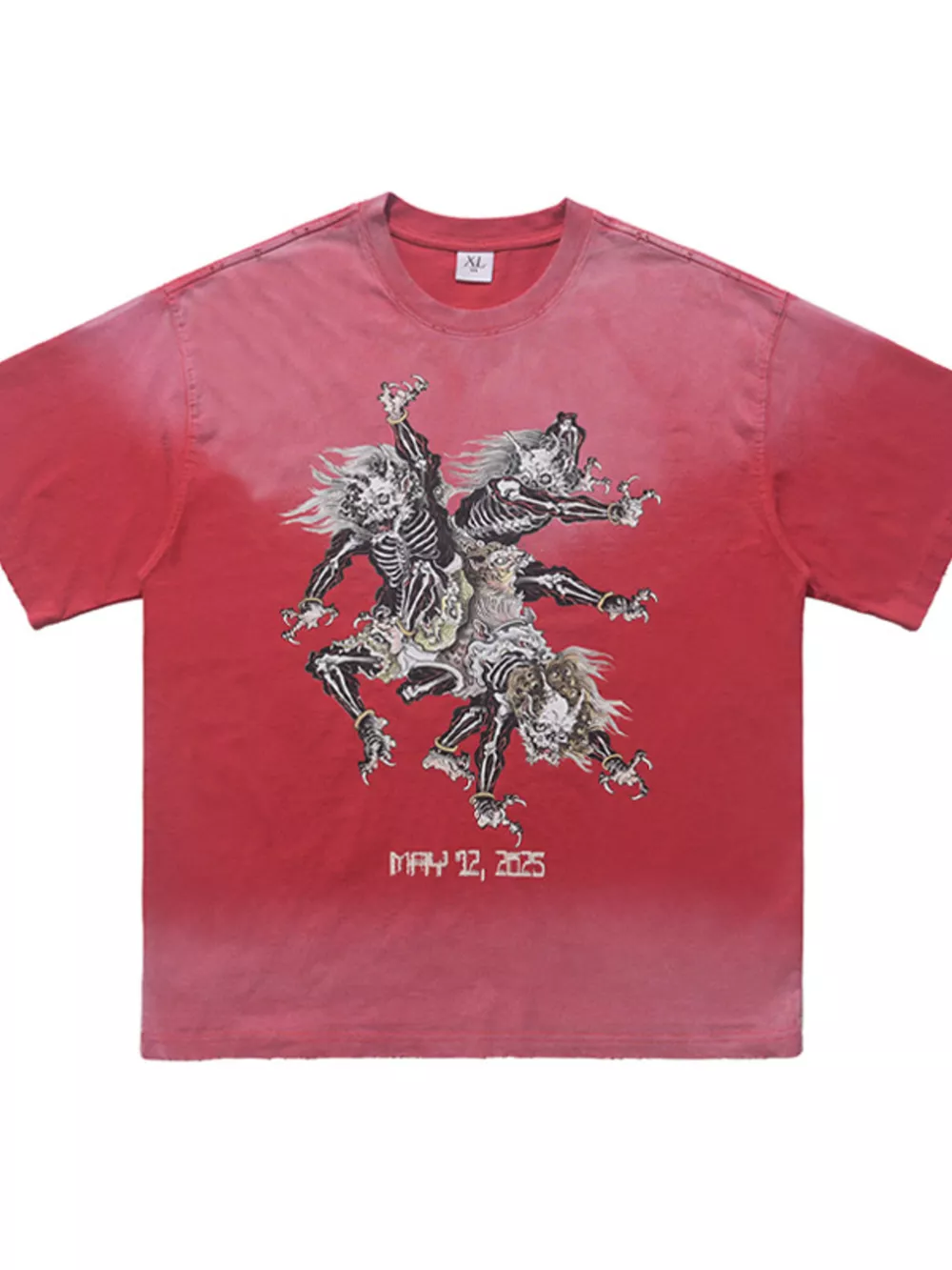 Men's Vintage Graphic Oversized T-Shirt, image 4