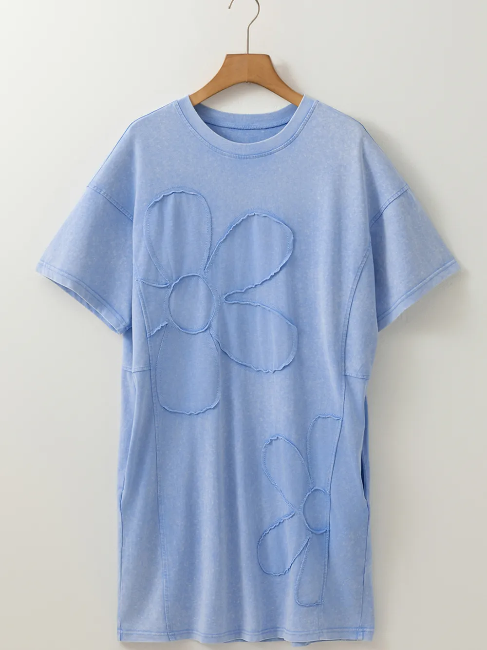 Flower Oversized Round Neck T-Shirt, image 17