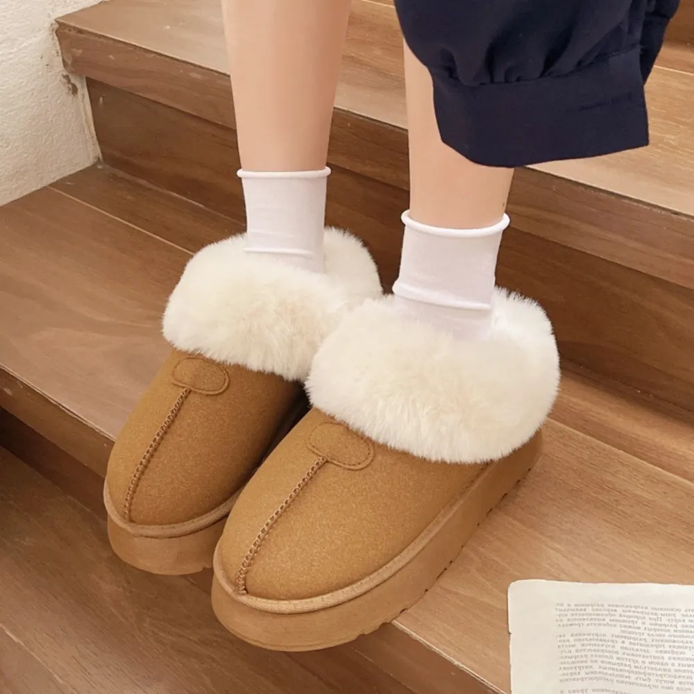 Cozy Furry Platform Boots, image 5