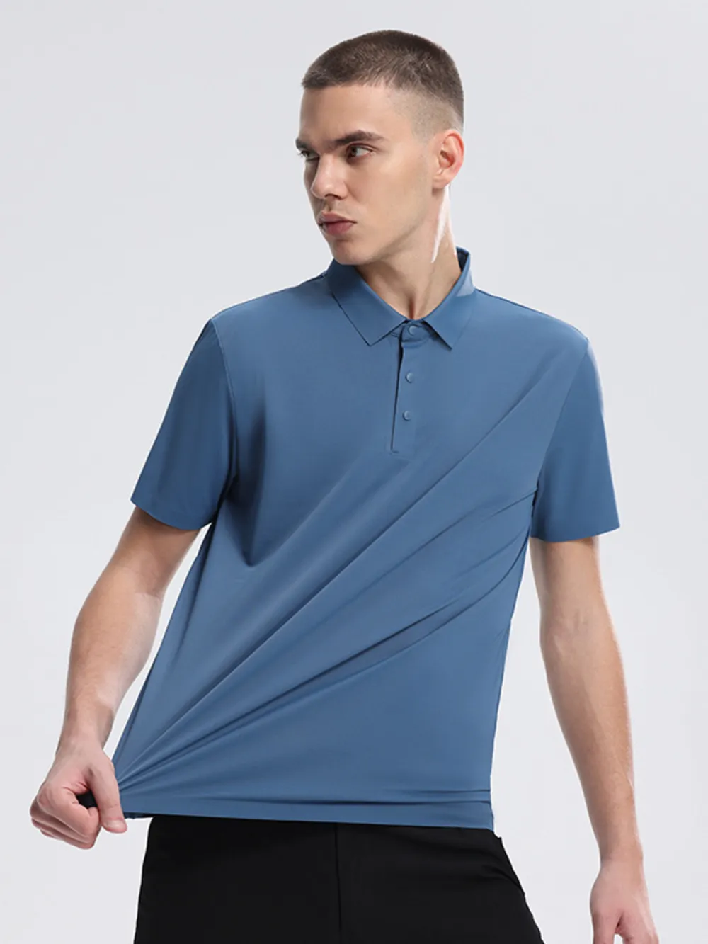 Men's Full Size Classic Short Sleeve Polo Shirt Plus Size, image 7