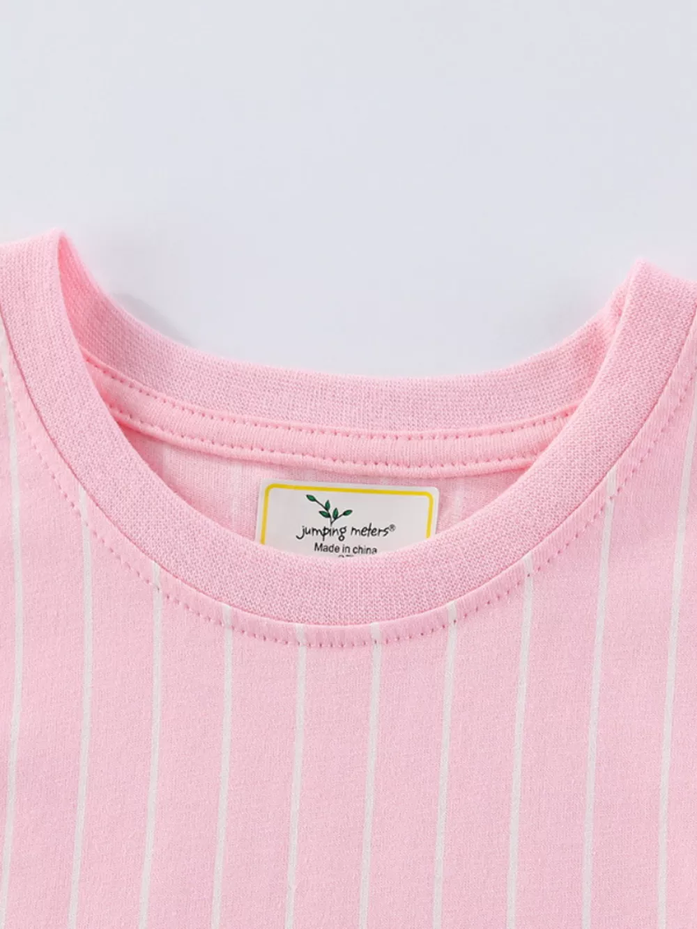 Children's Striped Unicorn Short Sleeve Dress, image 3