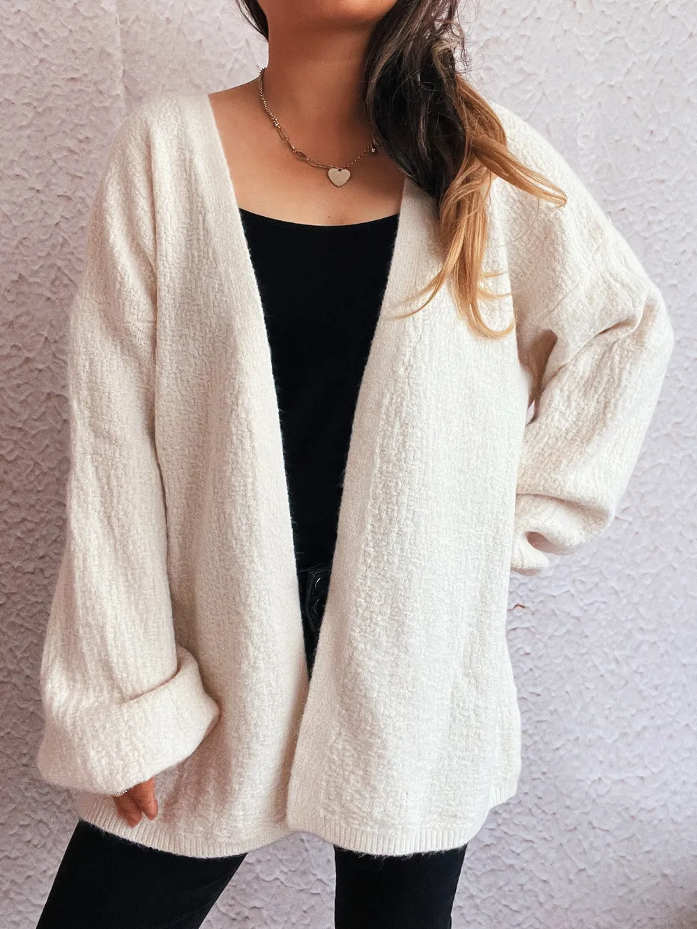Open Front Long Sleeve Cardigan, image 3