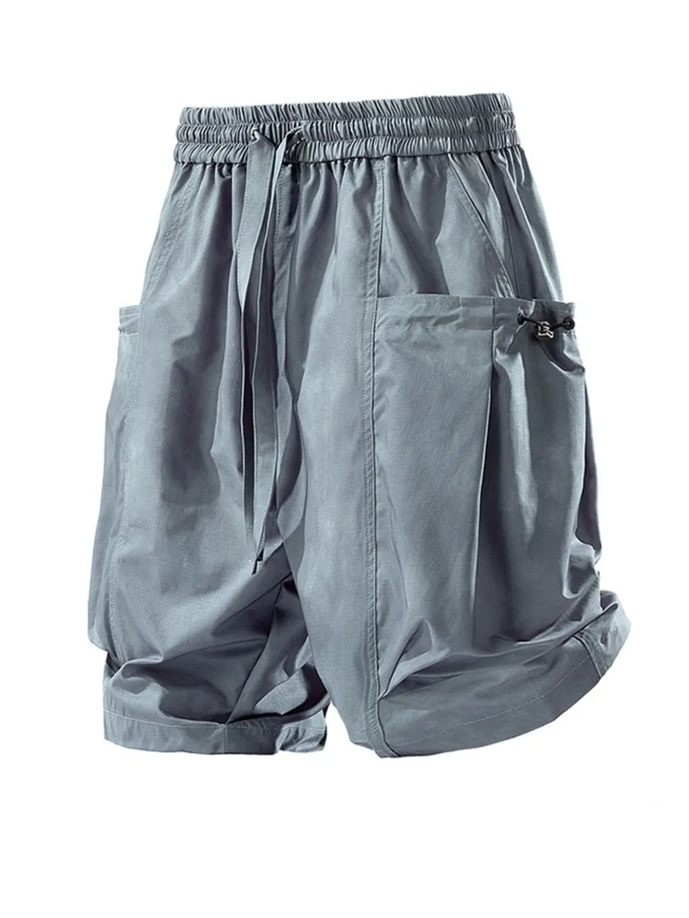 Men's Full Size Elastic Waist Cargo Shorts with Multi-Pockets Plus Size, image 6