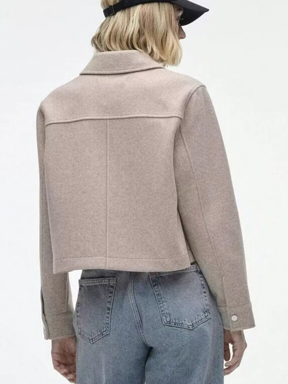 Snap Down Long Sleeve Jacket, image 4