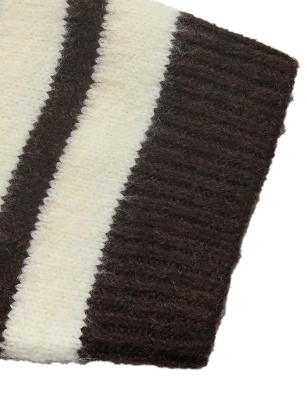 Striped Crew Neck Button-Down Cardigan, image 9