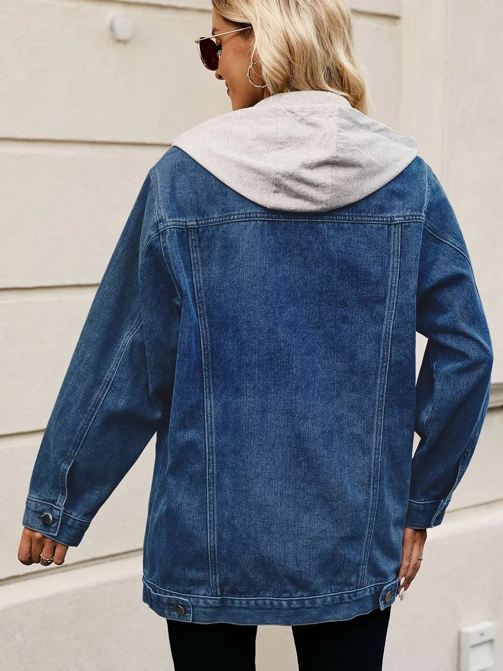 Button Up Long Sleeve Denim Jacket, image 20