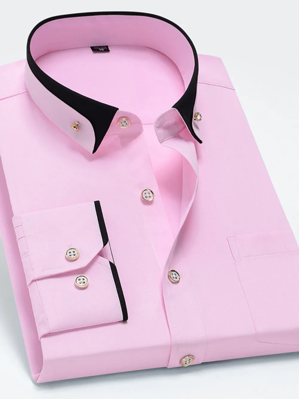 Men's Full Size Button Up Long Sleeve Shirt Plus Size, image 10