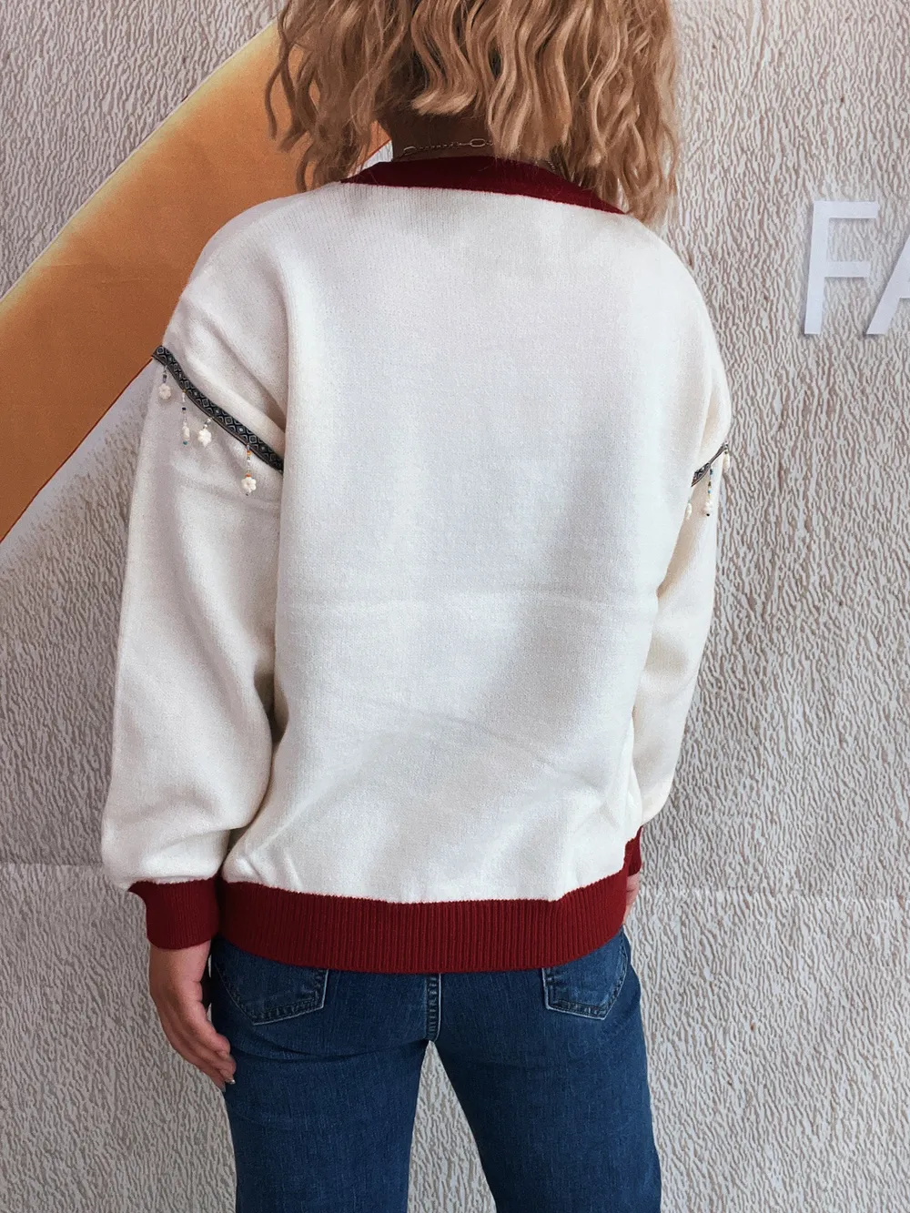 Christmas Tree Long Sleeve Sweater, image 11