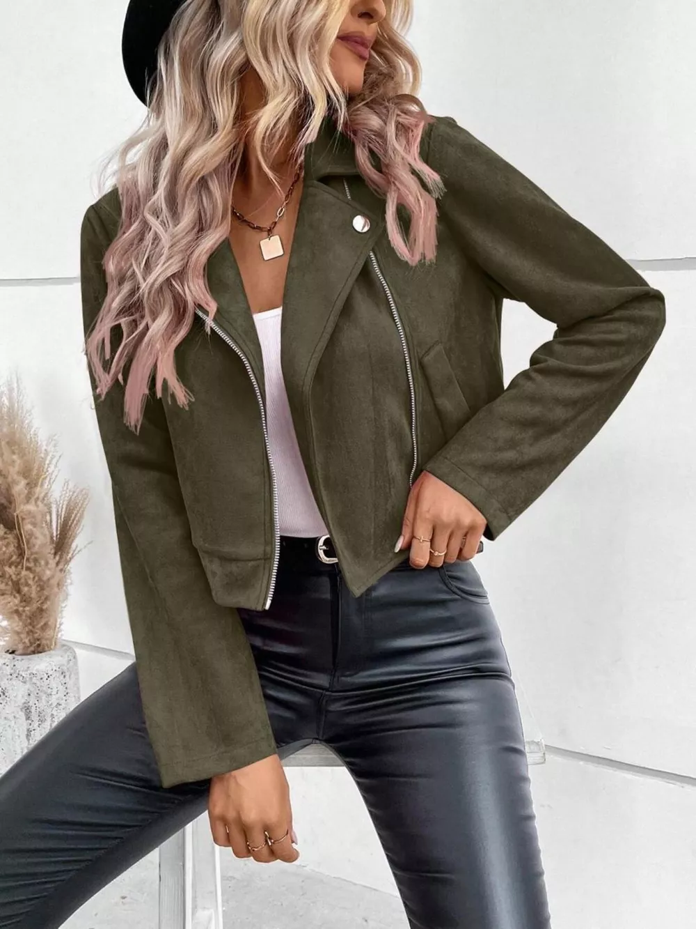 Zip Up Cropped Jacket, image 19