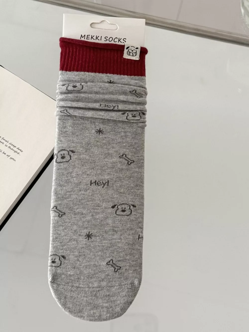 Cartoon Print Cotton Crew Socks, image 10