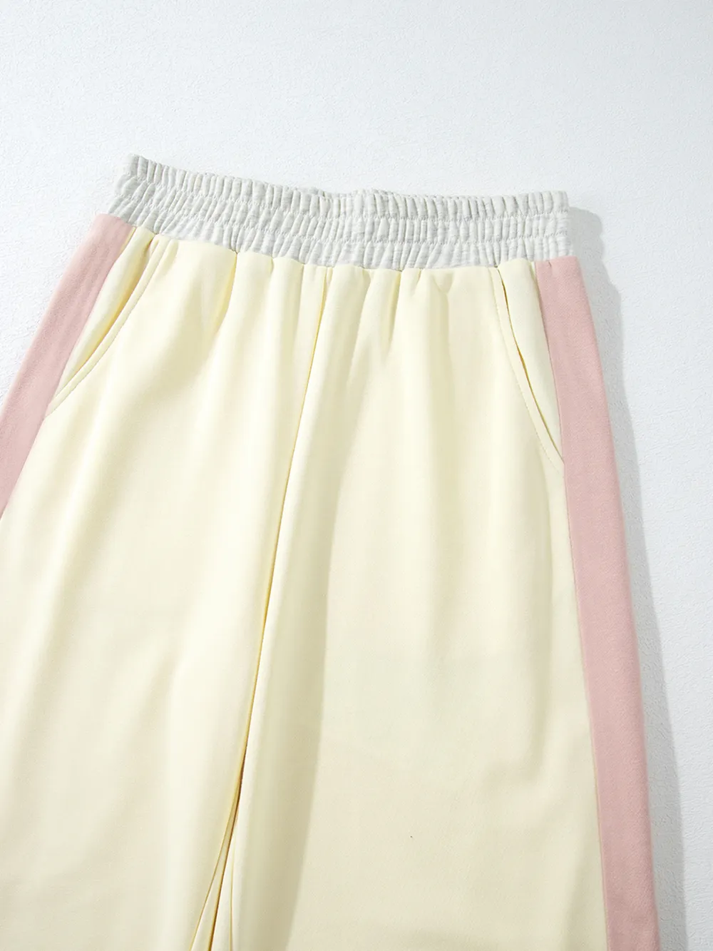 Color Block Round Neck Top and Pants Set, image 38
