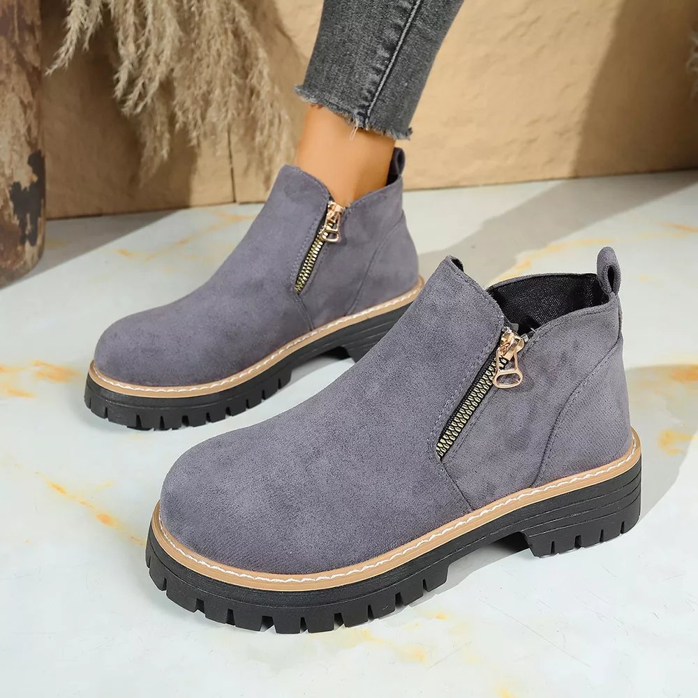 Round Toe Platform Boots, image 13