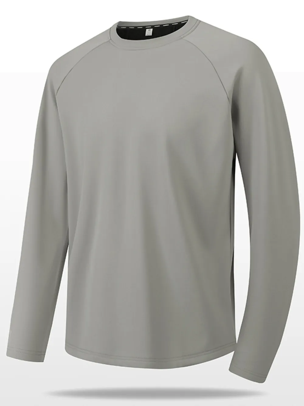 Men's Plus Size Round Neck Raglan Sleeve T-Shirt, image 5
