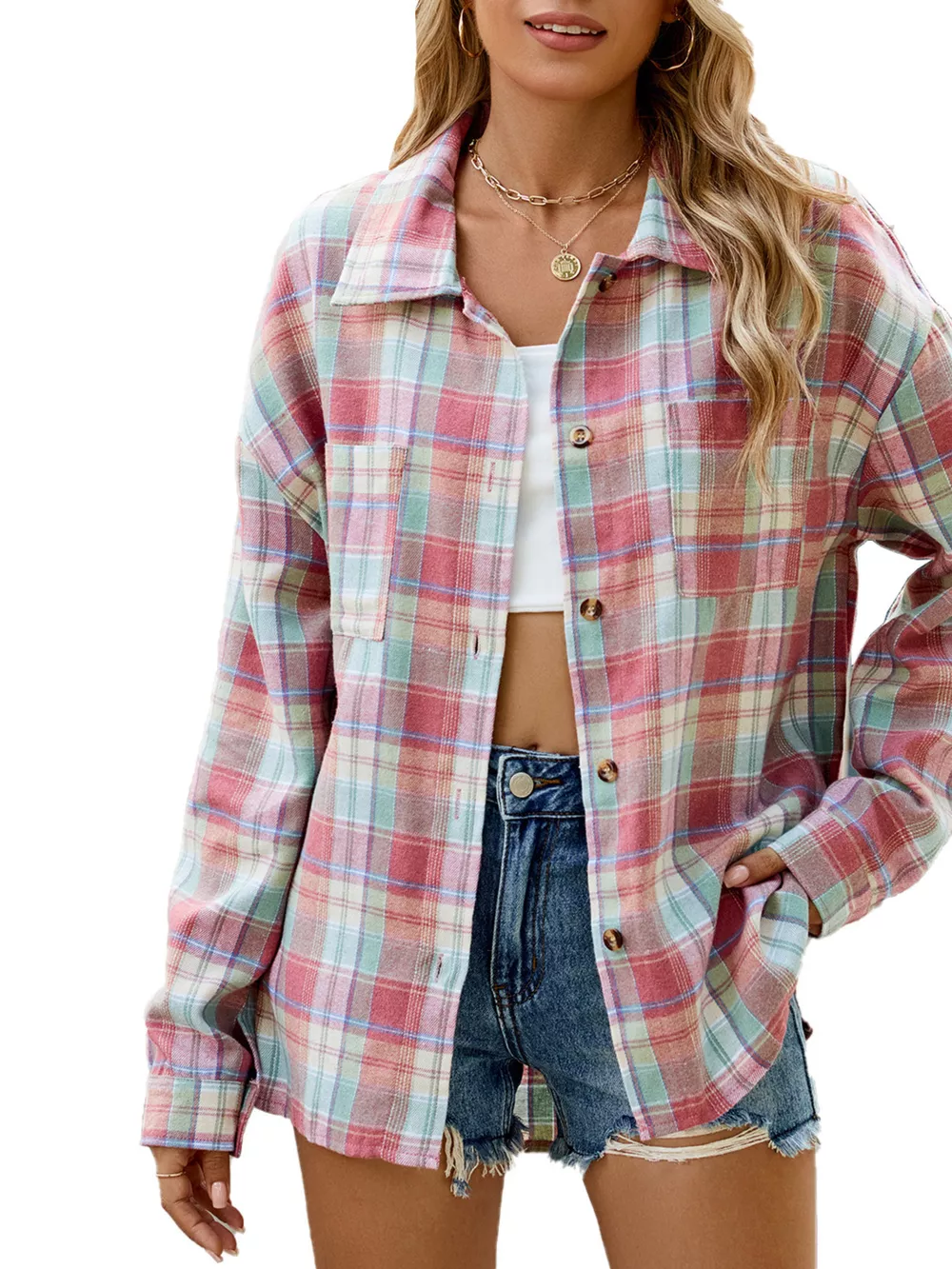 Plaid Button Up Shirt, image 30