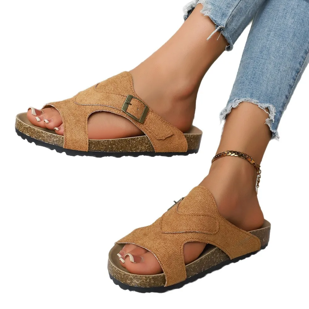 Open Toe Cutout Sandals, image 3