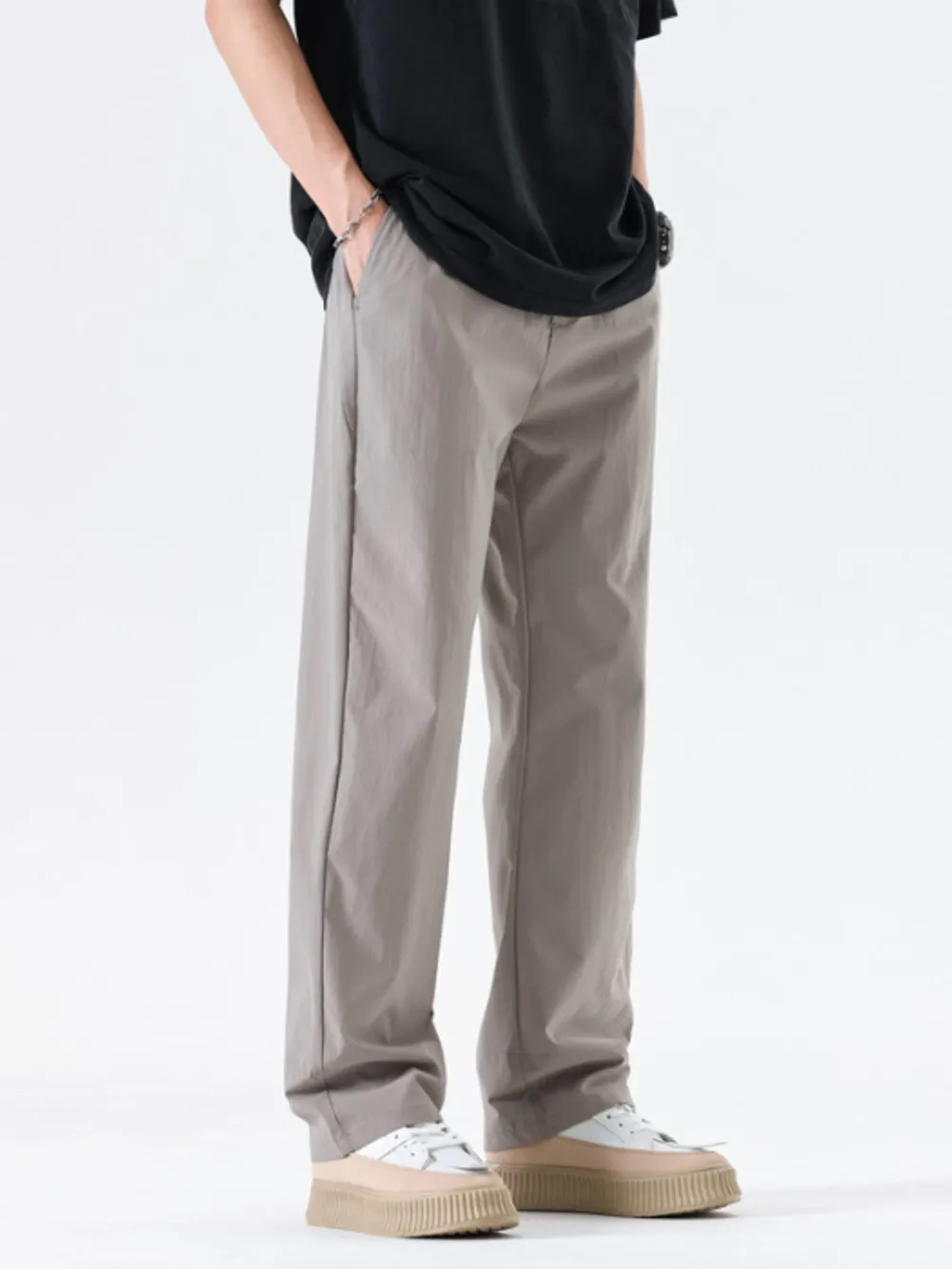 Men's Full Size Wide Leg Pants Plus Size, image 2
