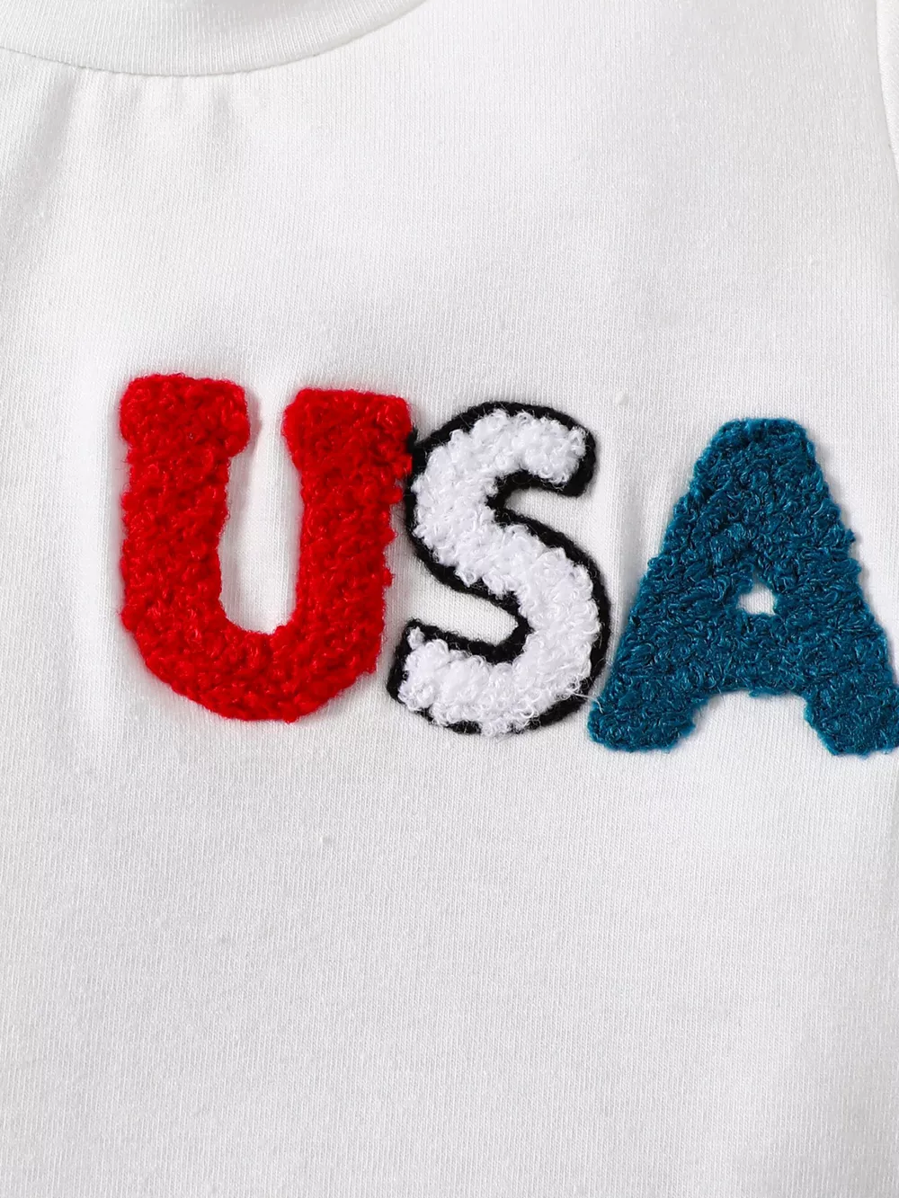 Children's Patriotic USA Tee & Star Print Shorts Set, image 3