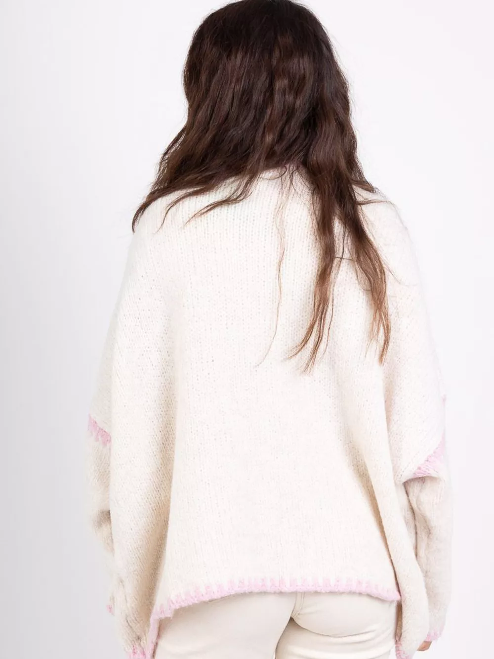 Contrast Trim Open Front Cardigan, image 27