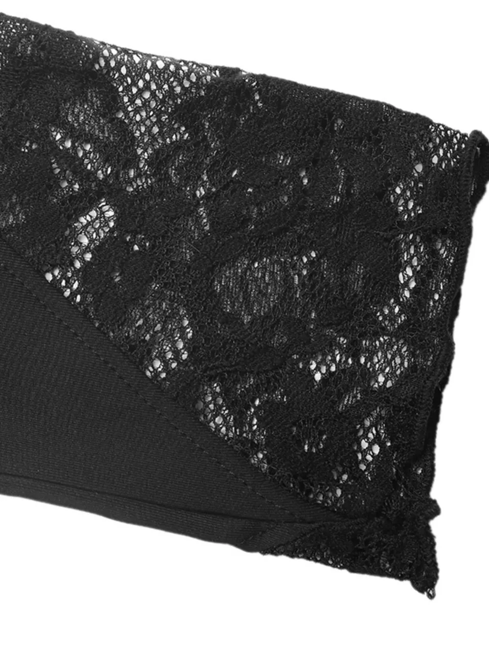 Lace Trim One Shoulder Bodysuit, image 9