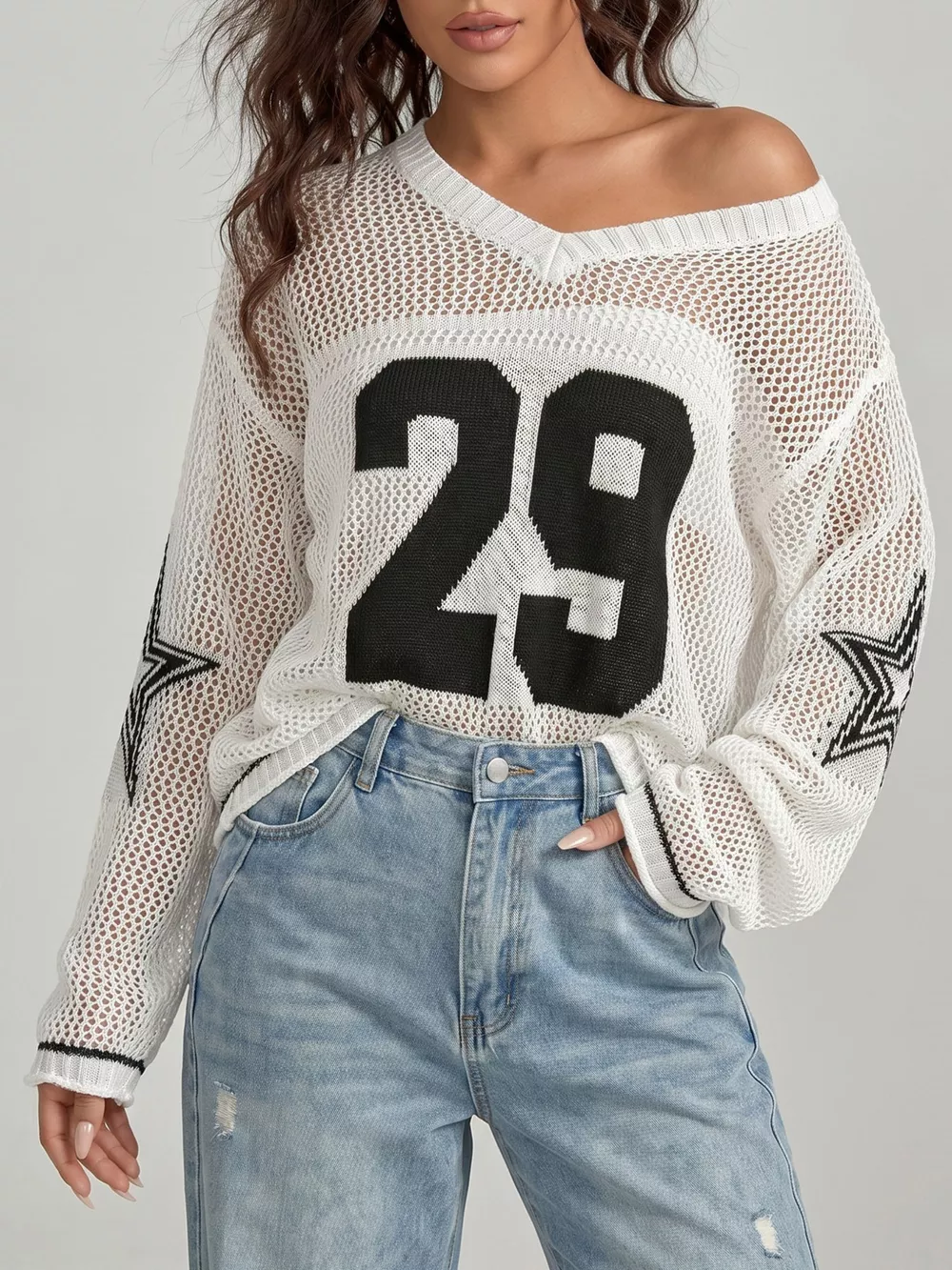 Number 29 Openwork Knit Cover Up, image 2
