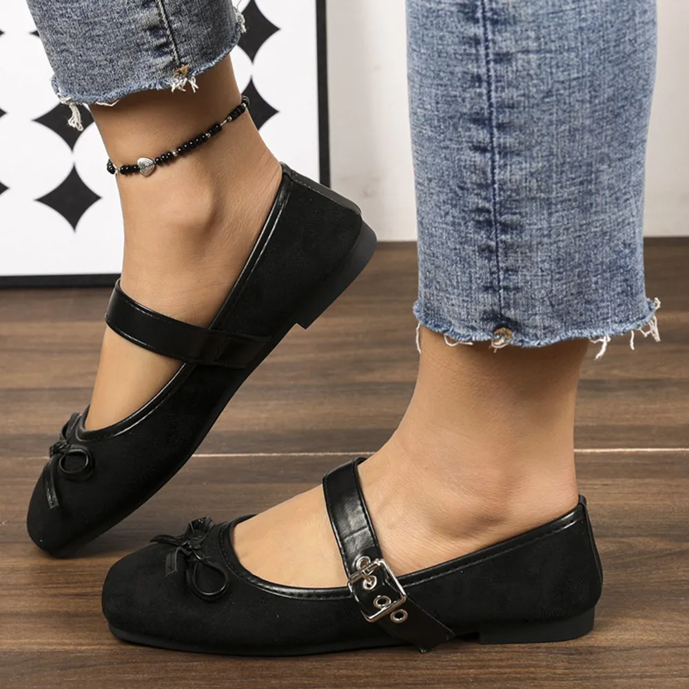 Square Toe Flats Slip-Ons, image 12