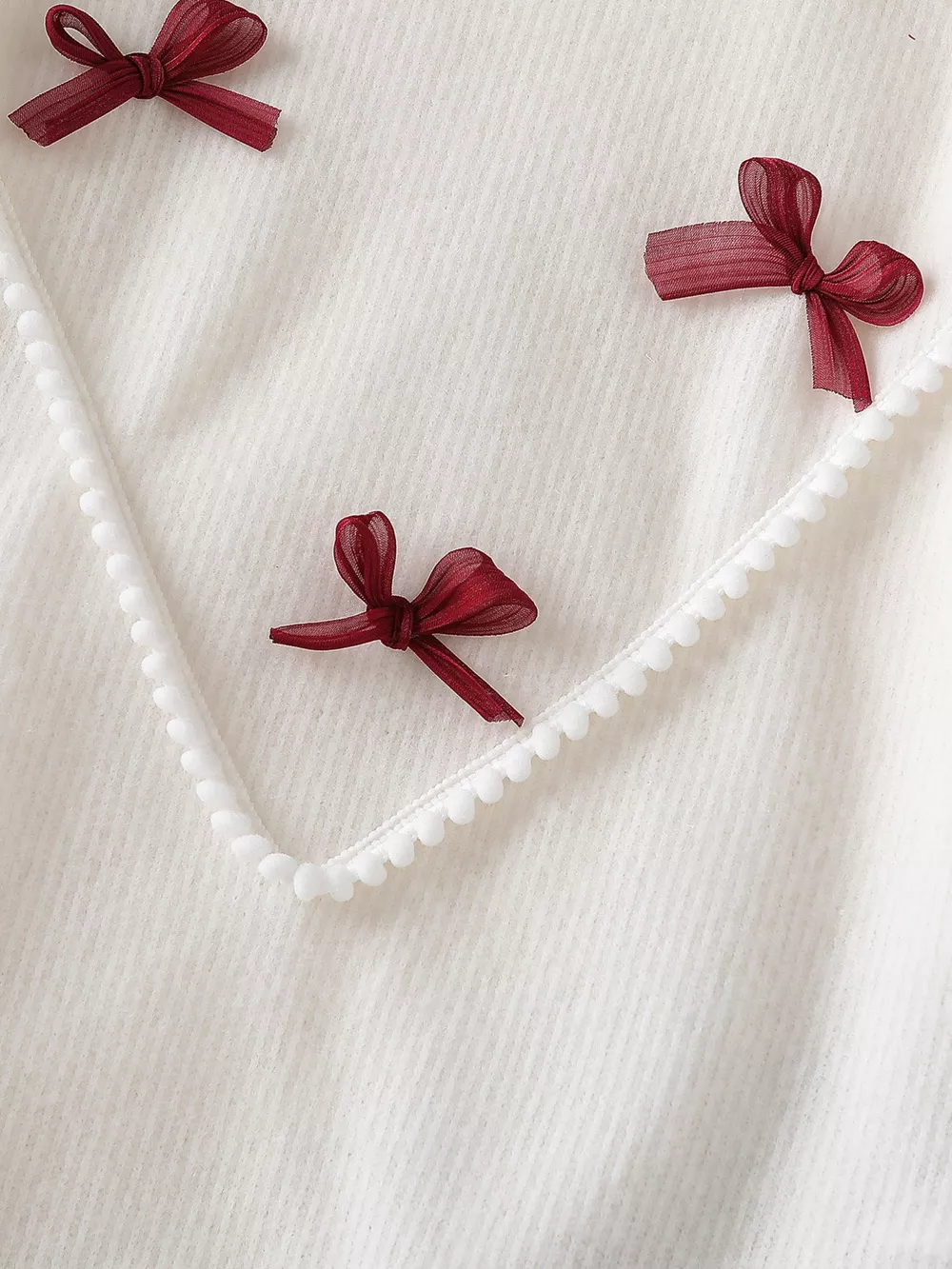 Children's Bow Long Sleeve Top and Skirt Set, image 3