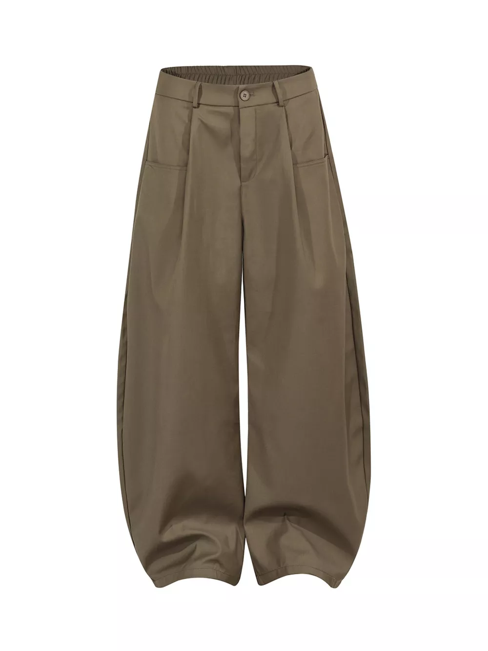 Men's Wide Leg Pants with Pleated Front, image 4
