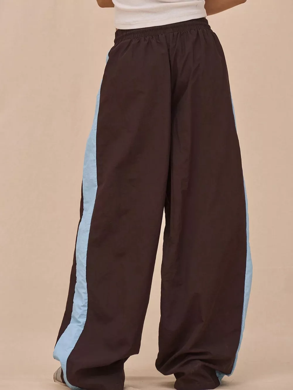 Color-Block Tracksuit and Wide-Leg Pants Set, image 11