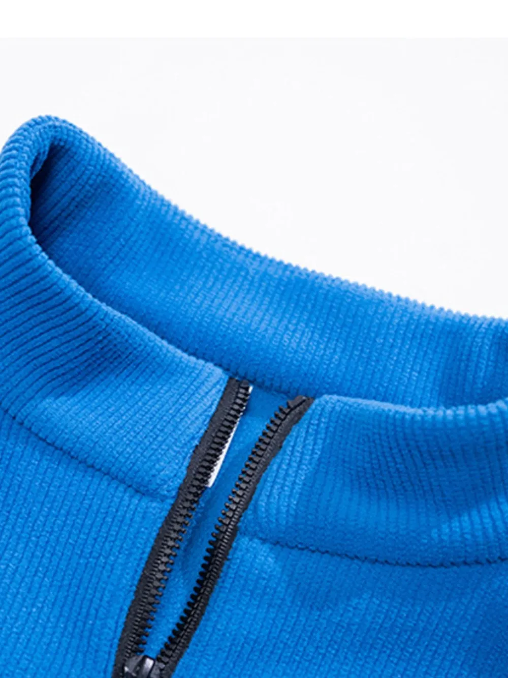 Men's Plus Size Half-Zip Fleece Sweatshirt with Chest Pocket, image 12