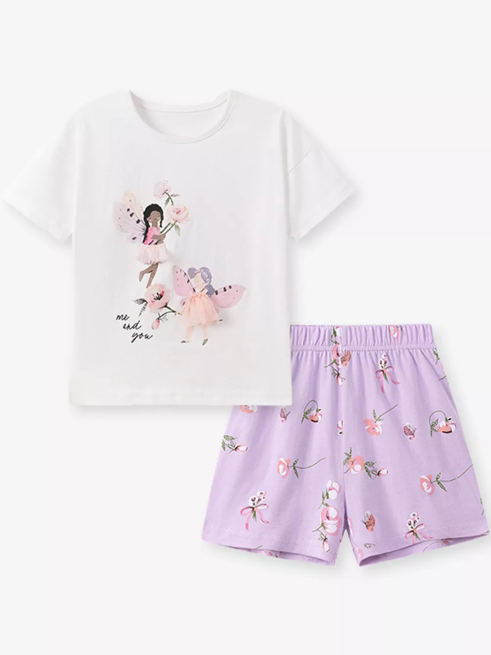 Children's Fairy Top & Floral Shorts Set, image 5