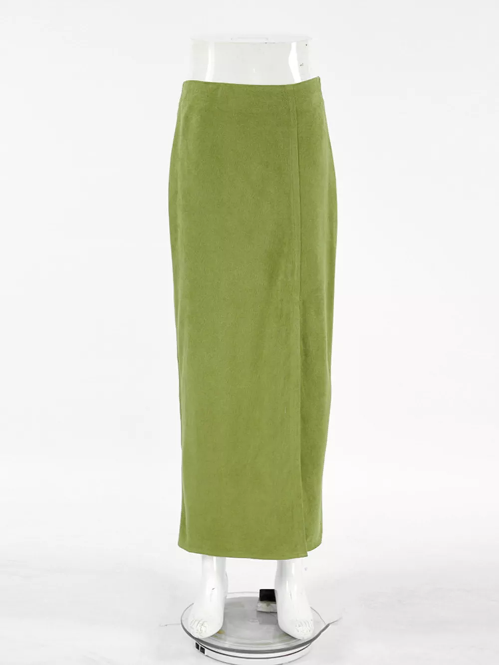 Solid Color Midi Skirt, image 5