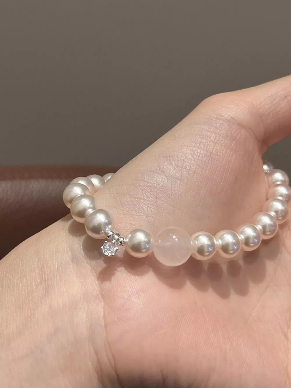 Pearl & Crystal Zircon Bracelet, image 3