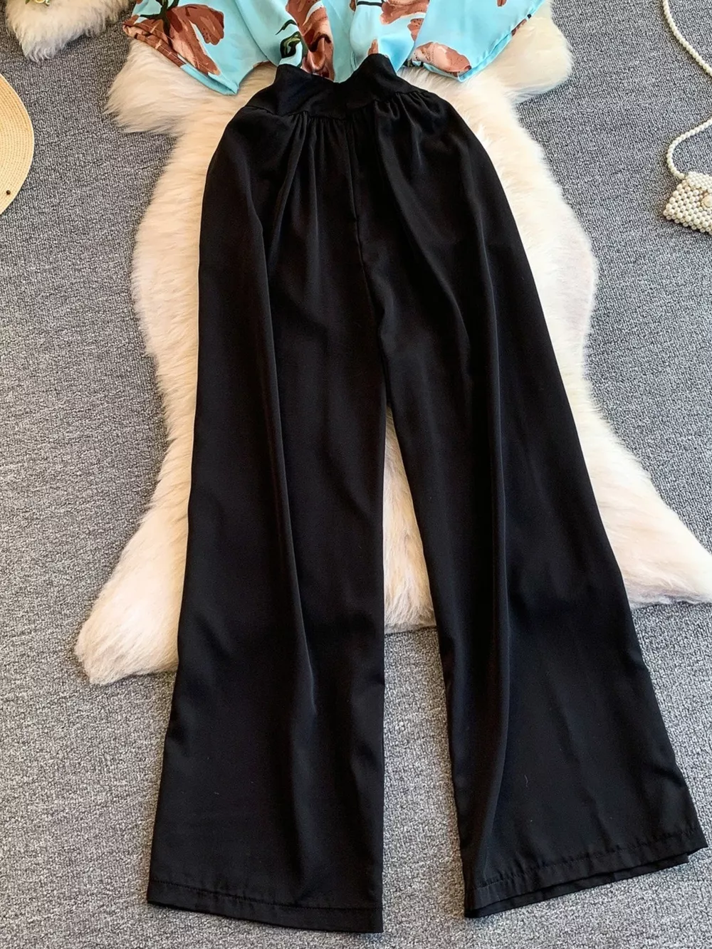 Printed Wide Leg Jumpsuit, image 17
