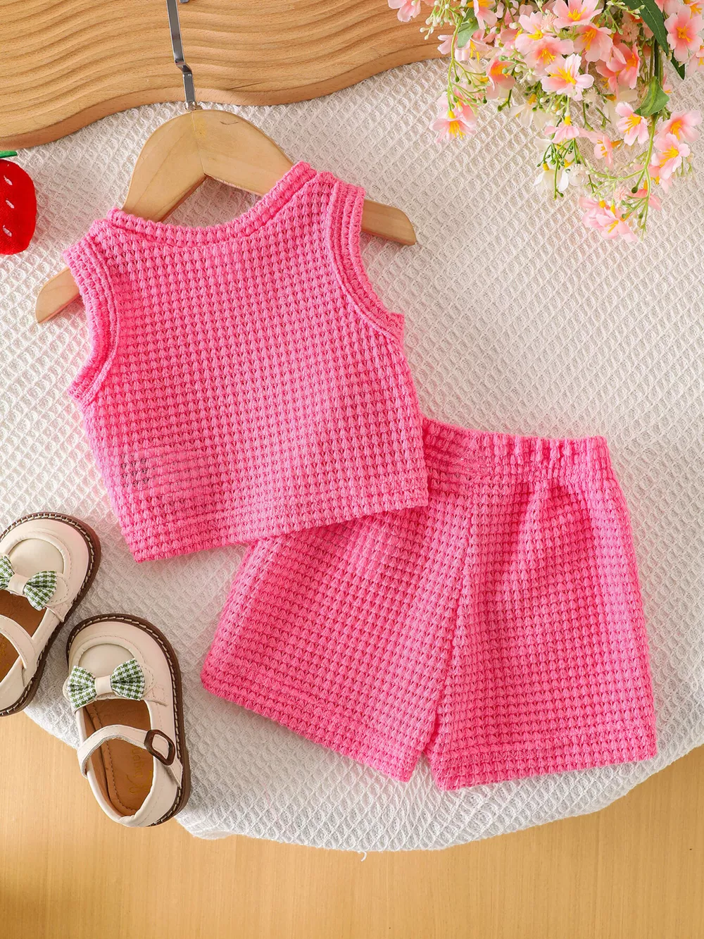 Children's Strawberry Tank and Shorts Set, image 6