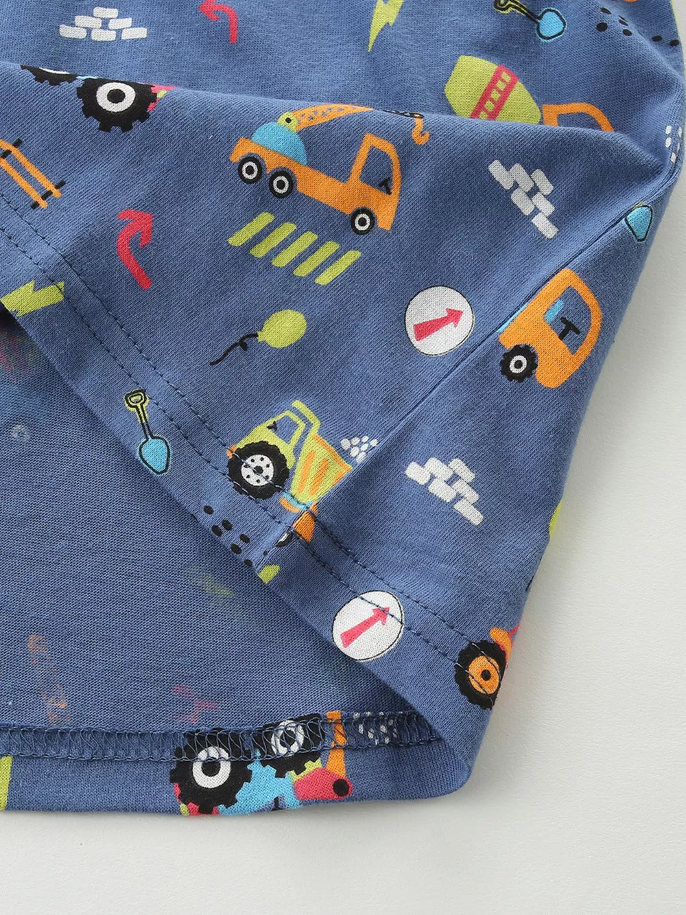 Children's Construction Vehicle Print Short Sleeve T-Shirt, image 4