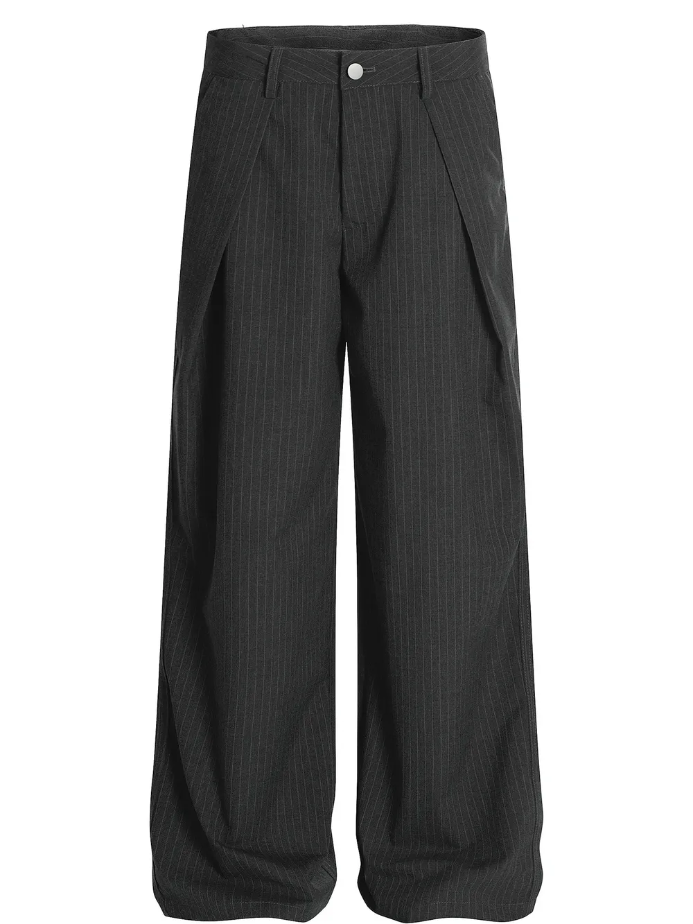 Men's Wide Leg Pinstripe Pants
