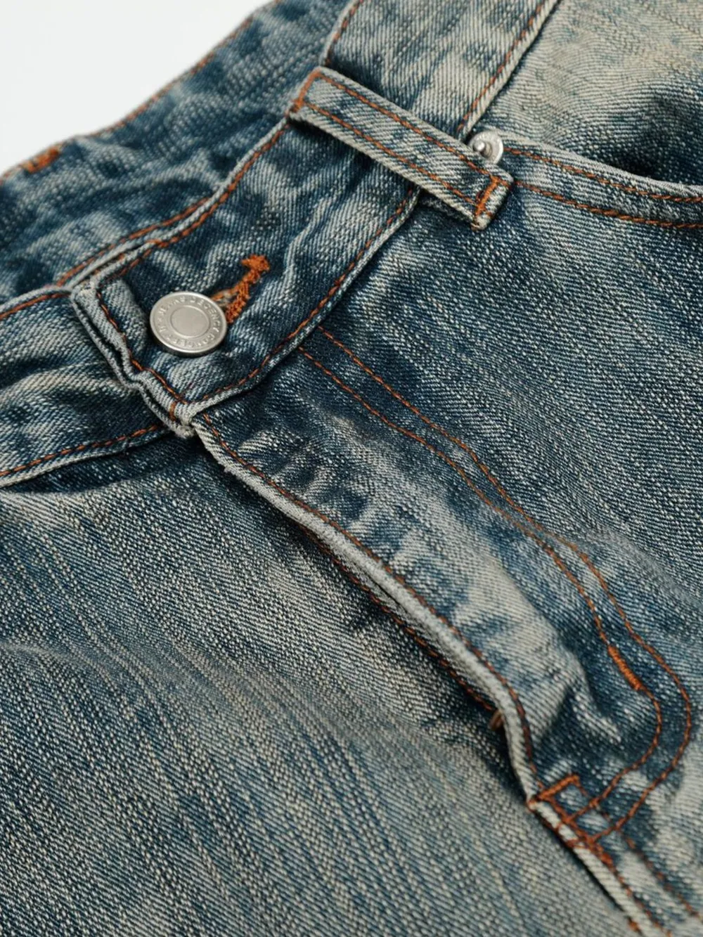 Men's Vintage Washed Baggy Jeans, image 10