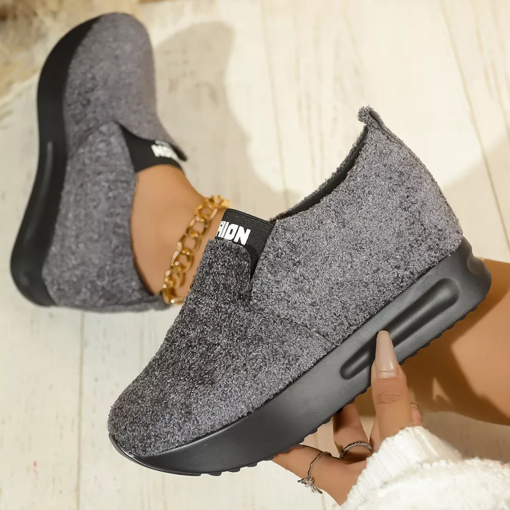 Round Toe Platform Slip-Ons, image 6