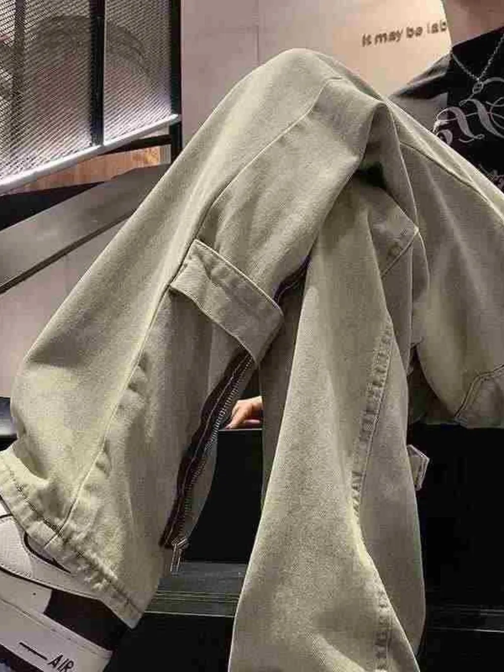 Men's Full Size Wash Wide Leg Jeans Plus Size, image 5
